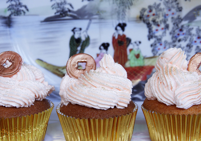 Gouden cupcakes