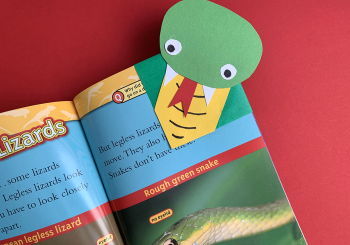 Maak een coole boekenlegger