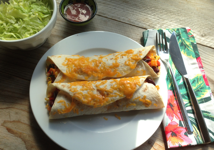 Vegetarische wraps