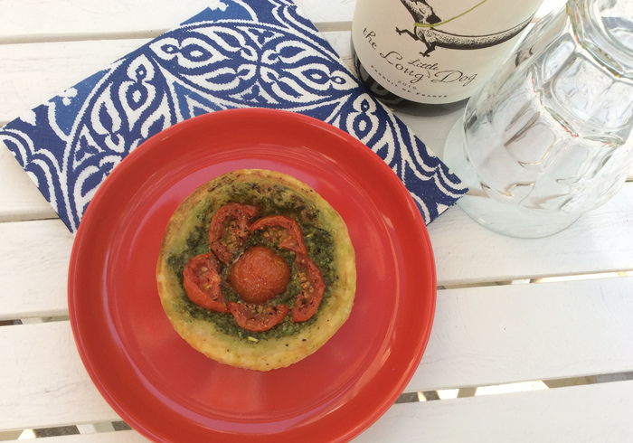 Tomaten-pesto taartjes