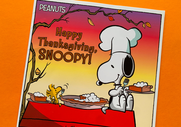 Happy Thanksgiving, Snoopy!