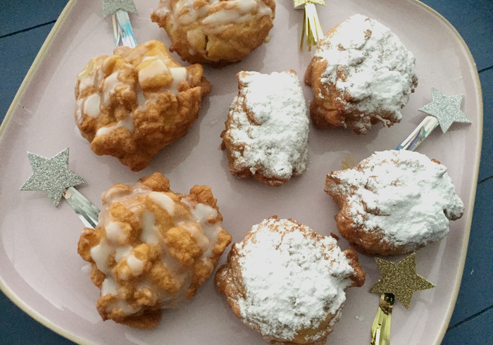 Engelse apple fritters
