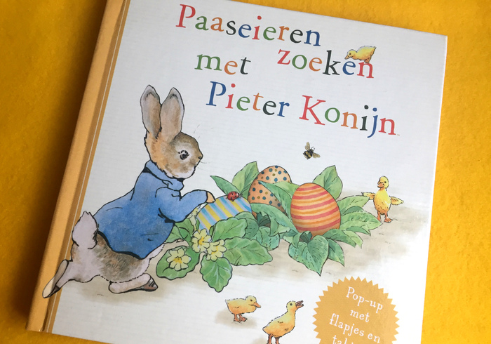 Paaseieren zoeken met Pieter Konijn