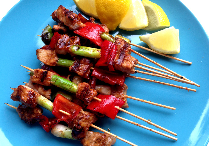 Marinated Pork Skewers