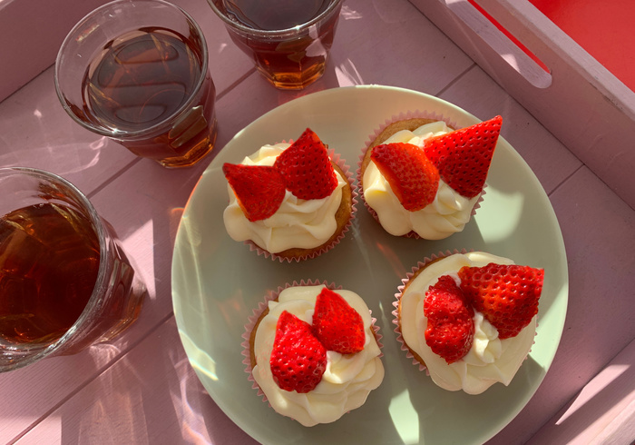 Vlindercupcakes