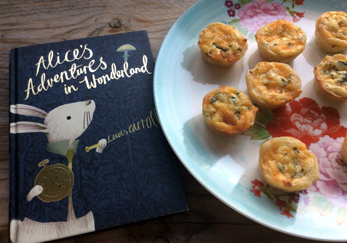 Mini-quiches met verse tuinkruiden