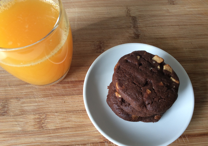 Double chocolate cookies