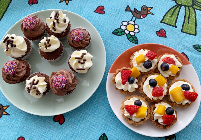 Mini-chocolate tartlets