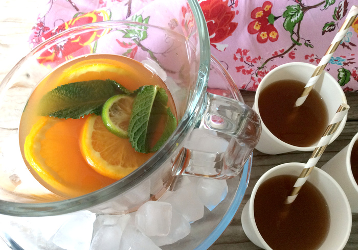 Homemade ice tea