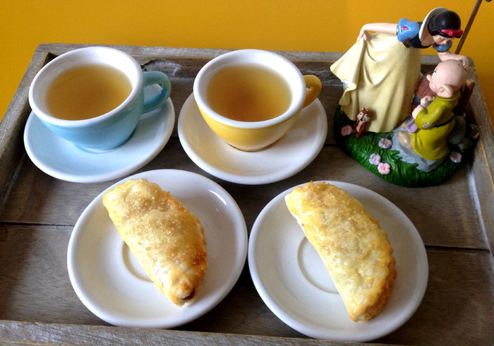 Snow White bakes Apple Dumplings