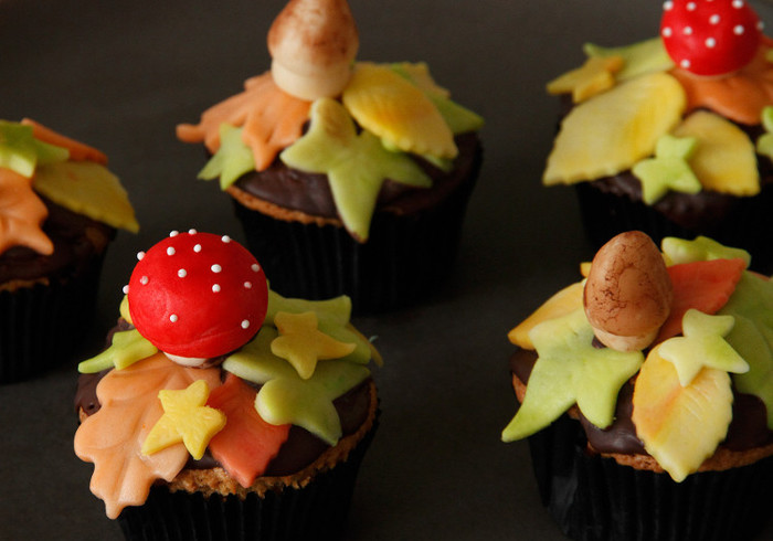 Herfstcupcakes