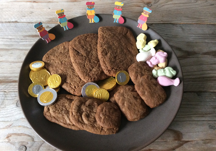 Homemade speculaas biscuits