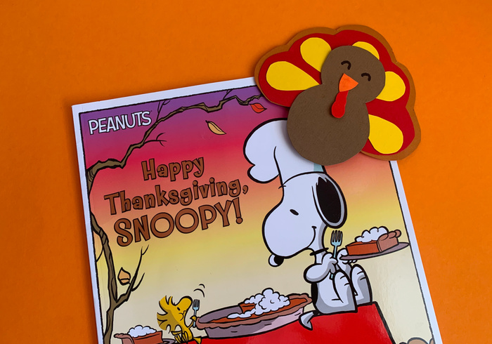 Een leuke Thanksgiving boekenlegger