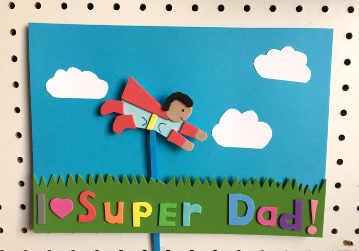 Super Dad knutsel