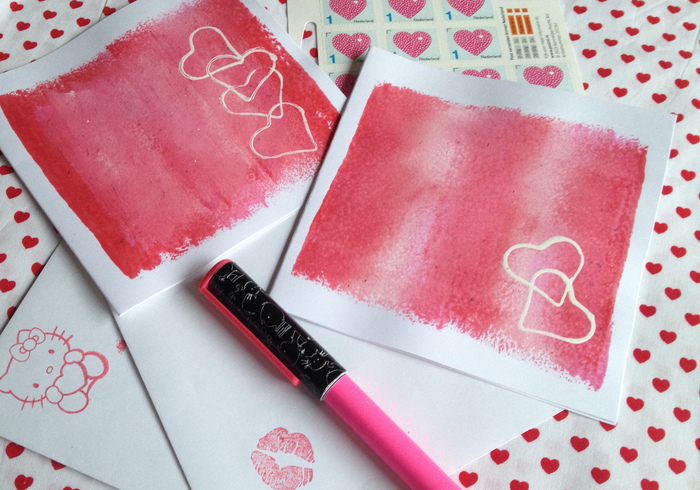Make your own Valentine cards