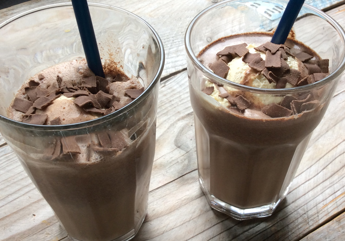 Chocolade milkshake