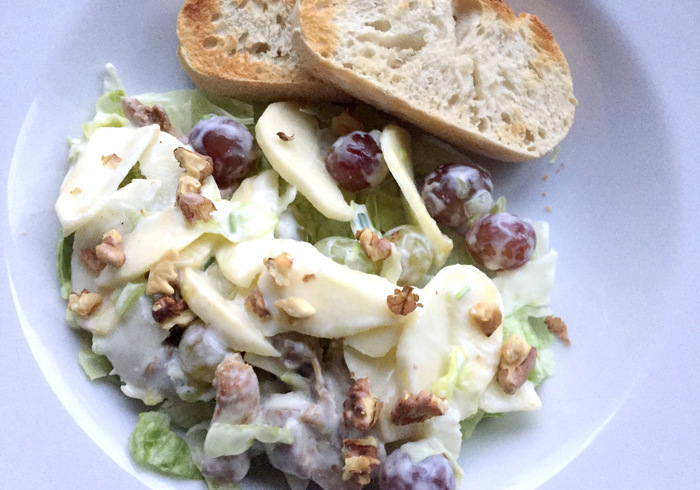 Een New York kip & appelsalade