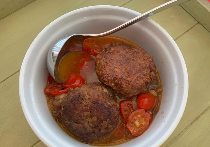 An old fasioned meat ball