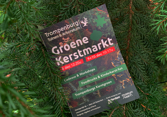 De Groene kerstmarkt van Trompenburg Tuinen