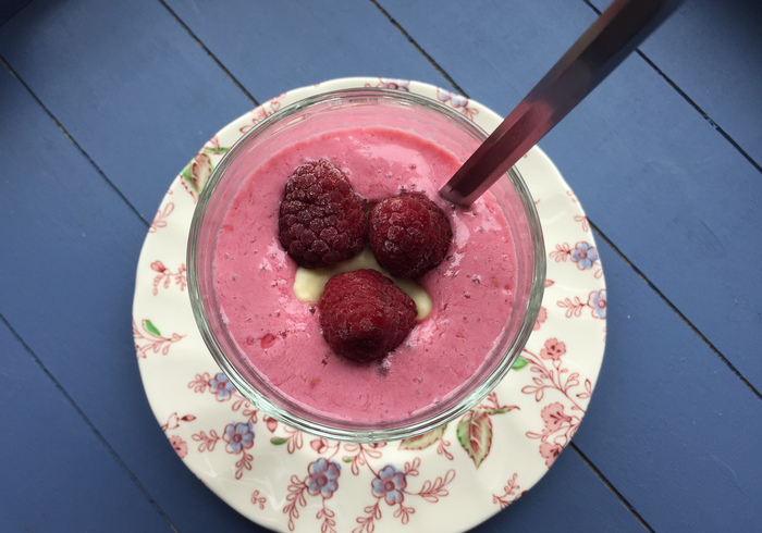 A Raspberry Smoothie