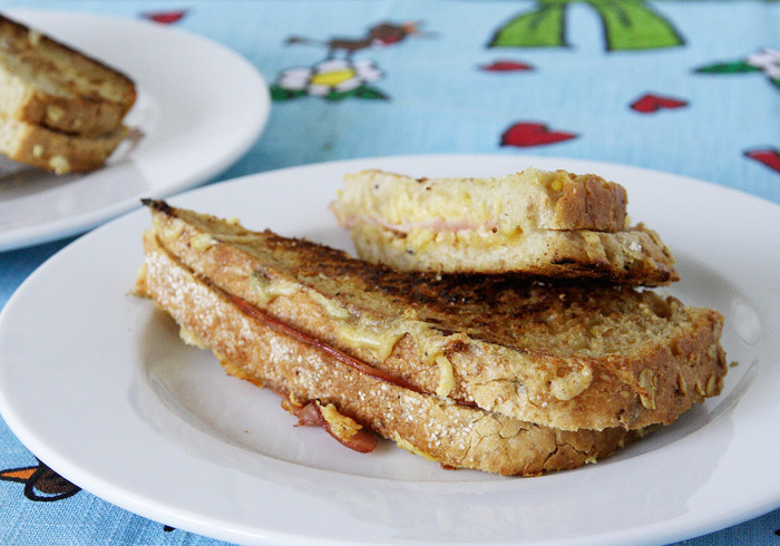 Pittige Croque Monsieur