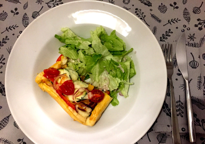 A Mediterranean tart