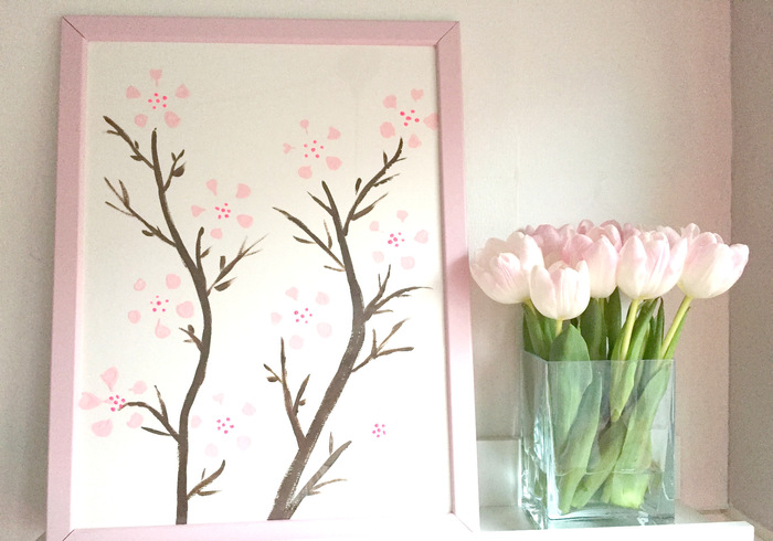 We paint Sping Blossoms