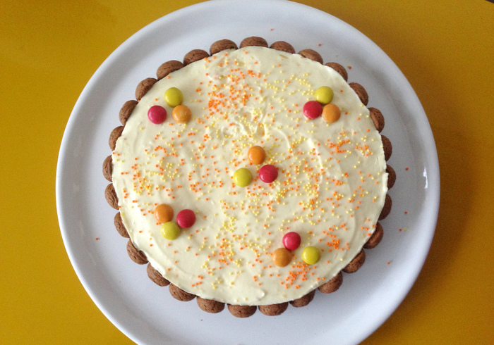 Een Sinterklaas cheesecake