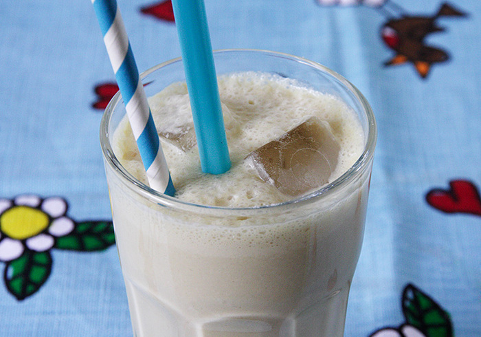 Koffie / peer milkshake