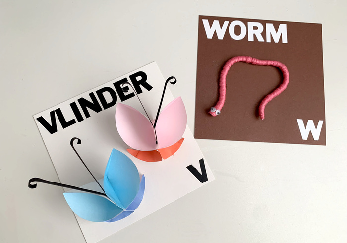 Vlinder & Worm