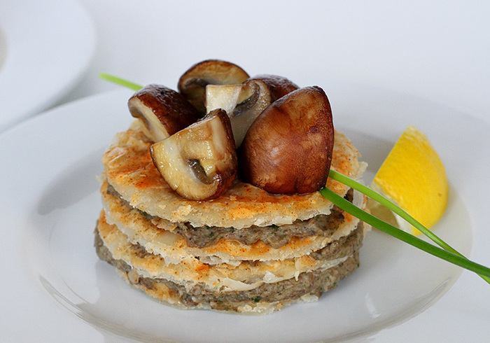 Paddestoelen mille feuille