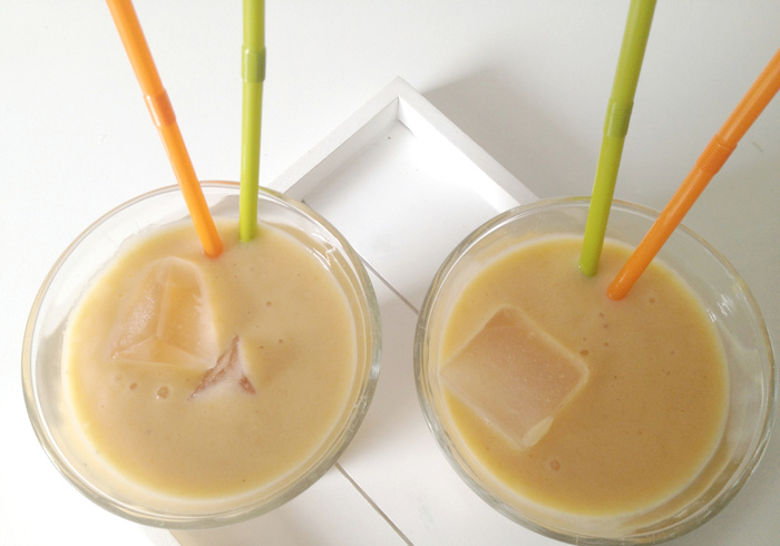 Mango - Peach Milkshake