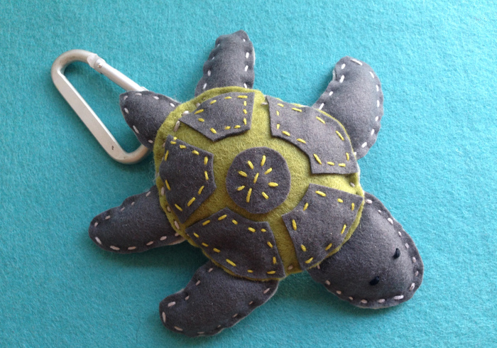 Maak een kleine zeeschildpad