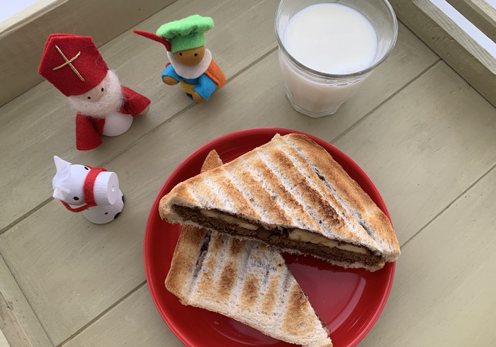 We maken Sinterklaas tosti's