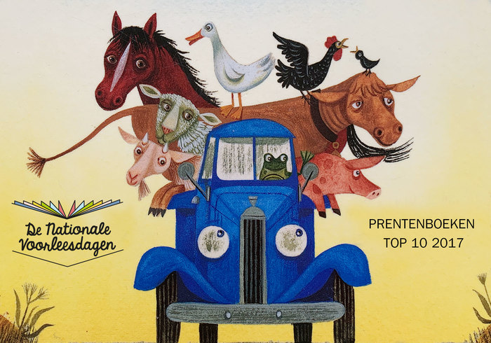 De kleine blauwe truck