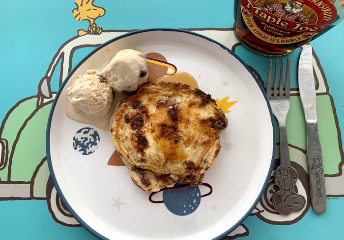 Pannenkoeken met chocoladestukjes