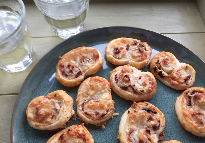 Bacon- & kaasvlinders
