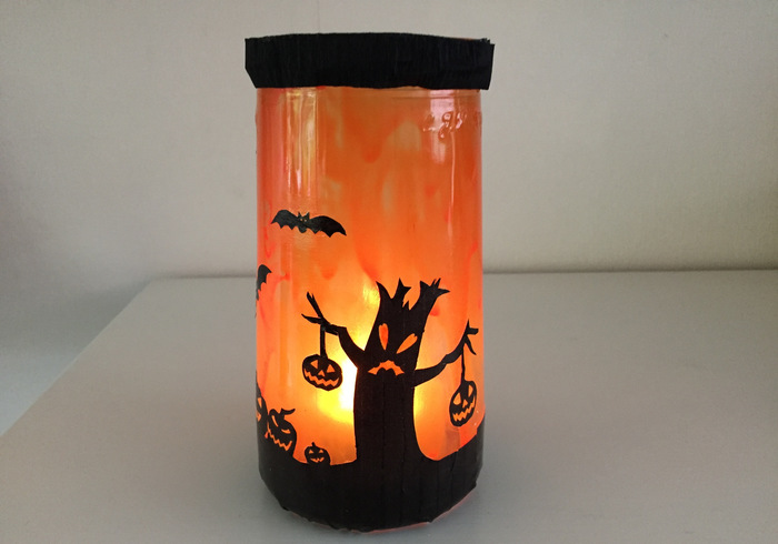 Deze Halloween lantaarn