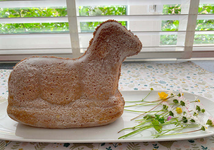 Een lammetje van cake