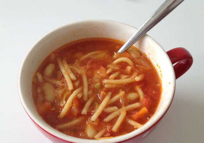 Een simpele minestrone